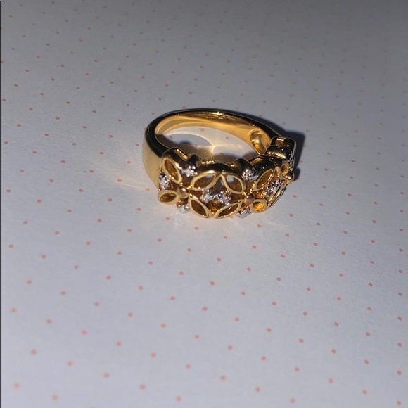 🌟💍 💍 💍 CZ GOLD RING 💍 💍 💍 🌟 - Picture 4 of 6